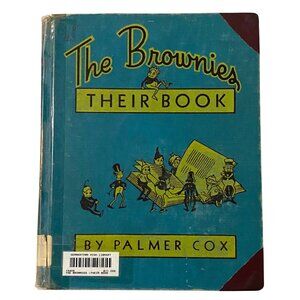 The Brownies Their Book Hardcover Palmer Cox Childrens Fiction Poetry Fantasy